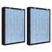 Hichoryer HSP002 Replacement Filter 2 Pack Compatible with HSP002 Smart True HEPA Air Purifier 20