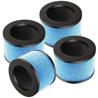 Cleangela MK01 MK06 Replacement Filter Compatible with AROEVE MK01MK06 DHJH01 and ToLife TZK1 Air Purifier 4in1 Replacement Filter Standard Version 4 Pack Blue