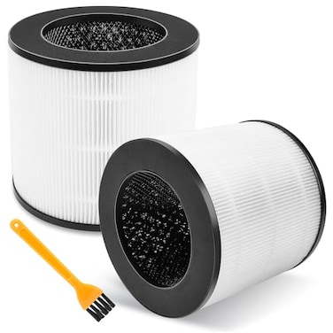 KeeTidy Keetidy True HEPA Replacement Filters for MA Air Purifier 1414W14B models H13 True HEPA and Activated Carbon Filters 3 in 1 PreFilters 2 Pack