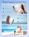 coldSky Portable Handheld Turbo Fan5 Speeds High Speed Personal Fan With Digital Display4000mAh Rechargeable Small Fans Max 12Hrs Cooling Fans For Outdoor Travel Essentials