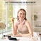 Morelax Neck Fan USB Rechargeable Personal Fan 3 Speeds Adjustable Large air outlet Powerful Strong Wind Adjustable 360 Cooling Super Quiet No Blade Design No Hair Twisting Small Pink