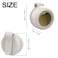 TFQXA1Z Portable Silent Clip On Bladeless Fan Rechargeable Wearable Fan HandsFree Waist Neck Cooling 3 Speeds 6H Runtime USBC Fast Charge White