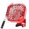 WaxPar 3 in 1 Camping Fan with LED Lantern Compatible with MWK 18V Battery 3 Speed Battery Operated Fan with Remote USB Port 3 WindBrightness Modes Timer
