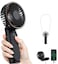 TUNISE Portable Handheld Fan Portable Fan Rechargeable 4000mAh 180 Adjustable 6 Speed Wind Display Electricity in Real Time USB Rechargeable Foldable F an Quiet Personal Fan as Power Bank