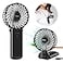 PSECICI Handheld Fan Mini Portable Personal Fan with lanyard 4 Speeds Level 180 Foldable Design for DeskTravelOfficeOutdoor
