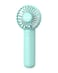 Coohea Mini Handheld Fan Small Cute Design 3 Powerful Speeds USB Rechargeable Battery Operated Portable Personal Fan with Base Lanyard for Eyelash Makeup Travel Beach Office Desk Blue