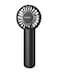 Coohea Mini Handheld Fan Small Cute Design 3 Powerful Speeds USB Rechargeable Battery Operated Personal Portable Fan with Base Lanyard for Eyelash Makeup Travel Beach Office Desk Black