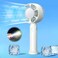WHOLEV Portable Cooling Fan with Refrigeration Mode Handheld Fan that Blows Cold Air 3 Speed Cooling Plate with Rechargeable Battery and Quick Cool Down for Outdoor Travel Camping Working
