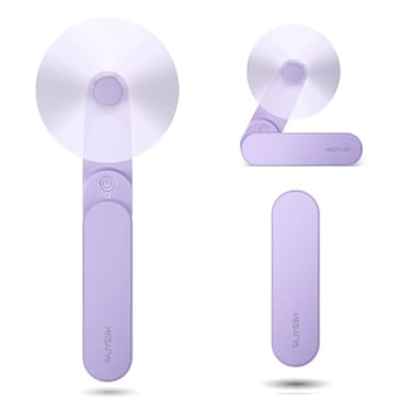 Nezylaf Portable mini handheld Fan small Rechargeable Personal Fan for 915 Hours Runtime Pocket Design for TravelWomen Essentialsvacationbeachvacationairplanedisney