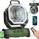Multper 20000mAh Rechargeable Camping Fan AutoOscillating Portable Fan for Camping with Remote LED Lantern 4 Speeds Battery Powered Fan with Hanging Hook Timer for Tent Travel Outdoor Home RV