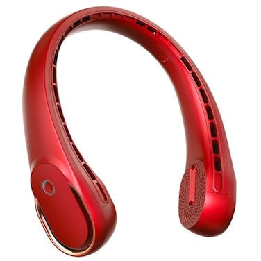 FrSara Neck Fan Portable Fan Strong Wind Upgraded 4000mAh Upgraded Air Volume360 Cooling Quiet No Hair Twisting Even Air Volume On Both Sides NonSlip Material Short Charging Long Use Time