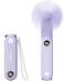 SWEETFULL Portable Handheld Mini Fan with LED Display 3in1 Personal Foldable USB Rechargeable Hand Held Fan Flashlight for Travel Lash Eyelash Cute Small Pocket for Women Girls