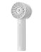 Coolwill Portable Mini Handheld Turbo Fan 4 Speed High Velocity Personal Cooling Device Max 16H Rechargeable Purse Travel Essential for VacationBeachTrip White