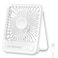 Koonie USB Desk Fan Strong Wind Ultra Quiet Small Personal Fan with 180 Tilt Folding and 3 Speeds Adjustable USBC Corded Powered Mini USB Fan for Office Desktop Bedroom White NO BATTERY