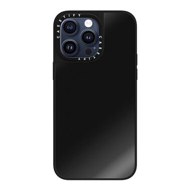 CASETiFY Mirror iPhone 15 Pro Max Case Reflective 49ft Drop ProtectionCompatible with Magsafe Black On Black