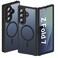 ORETECH Magnetic for Samsung Galaxy Z Fold 7 Case Translucent Back NonSlip Hard PC Shockproof Bumper Protective Phone Case Cover for Samsung Z Fold 7 Black