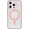 OtterBox Clear Case Series with MagSafe for iPhone 15 Pro Shockproof Drop Proof UltraSlim Protective Case Anemone Pink