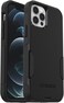 OtterBox Commuter Case for iPhone 12 iPhone 12 Pro Shockproof Drop Proof Rugged Protective Case 3X Tested to Military Standard Antimicrobial Protection Black