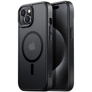 Tigowos for iPhone 15 PlusiPhone 14 Plus Phone Case Fits MagSafe 10FT Drop Resistant Matte Skin Feeling Back Cover for iPhone 15 PlusiPhone 14 Plus CaseBlack