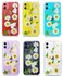 Abbery Designed for iPhone 11 Pressed Flower Case Cute Bling Glitter Sparkle Clear with Design Soft Silicone TPU Rubber Dried Real Flowers Floral Aesthetic Case for Women Girls White Daisy