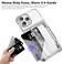 ACANDYA for iPhone 16 Pro Max Case Wallet Clear Protective Phone Case with Credit Card Holder Heavy Duty Protection Shockproof AntiScratch AntiYellow Cover for iPhone 16 Pro Max 69 inch Transparent