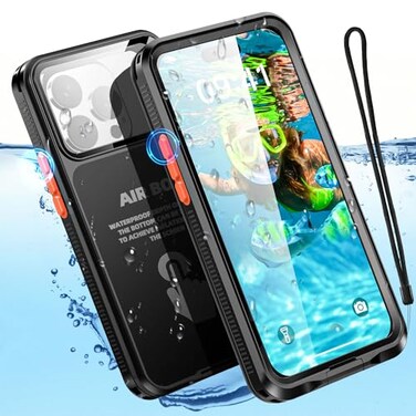 AICase ButtonFit Waterproof Phone Pouch Case for iPhone 67 15 Pro Max14 13 12 Pro Max15 Plus14 Plus Underwater Touchscreen Water Proof Case for BeachSwimmingWater ParkSnorkeling