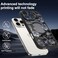 AIGOMARA for iPhone 16 Pro Max Case Compatible with MagSafe Cute Rose Flower Pattern with SemiTransparent Frosted Phone Case for Woman Gilrs Soft TPU and PC Back Protective Slim Phone Cover Black