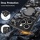AIGOMARA for iPhone 16 Pro Max Case Compatible with MagSafe Cute Rose Flower Pattern with SemiTransparent Frosted Phone Case for Woman Gilrs Soft TPU and PC Back Protective Slim Phone Cover Black