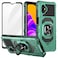 Ailiber Phone Case for XCover 6 Pro Samsung X Cover 6 Pro Case with Screen Protector Ring Kickstand for Magnetic Car Mount Heavy Duty Cover for Xcover 6 ProDark Green