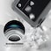 AKABEILA Case for iPhone 13 Clear Black Cute Phone Case Soft TPU Wallet Case Slim Bag Cover Shockproof with Card Slot Holder