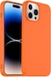 Amytor Designed for iPhone 14 Pro Max Case Silicone Ultra Slim Shockproof Phone Case with Soft AntiScratch Microfiber Lining Enhanced Camera Protection 67 inch Orange