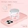 Amzfield Magnetic for iPhone 15 Pro Max Case Compatible with Magsafe Wavy Frame Cute Translucent Matte Hard Back Silicone Bumper Shockproof Phone Case for iPhone 15 Pro Max Women Girls Pink