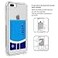 ANHONG Clear Case with Card Holder Slim FitWireless Charger Compatible Protective Soft TPU ShockAbsorbing Bumper Case with Soft Screen Protector Compatible with iPhone 7 Plus 8 Plus