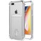 ANHONG Clear Case with Card Holder Slim FitWireless Charger Compatible Protective Soft TPU ShockAbsorbing Bumper Case with Soft Screen Protector Compatible with iPhone 7 Plus 8 Plus