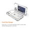 ANHONG Upgrade Clear Card Case Compatible with iPhone 1212 Pro 61 inch Slim Fit Thin Protective Soft TPU ShockAbsorbing Wallet Case with Card Holder