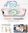 AOTESIER Magnetic for iPhone 16 Case Silicone Full Camera Protection Integrated Camera Control Button MagSafe Compatible AntiScratch Microfiber Lining Phone Case Chalk Pink
