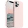 AOTESIER Shockproof for iPhone 12 Pro Max Case Liquid Silicone Phone Case with Soft AntiScratch Microfiber Lining Drop Protection 67 inch Chalk Pink
