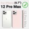 AOTESIER Shockproof for iPhone 12 Pro Max Case Liquid Silicone Phone Case with Soft AntiScratch Microfiber Lining Drop Protection 67 inch Chalk Pink