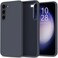 bemal for Samsung Galaxy S23 Case Smooth Silky Liquid Silicone Slim Fit Soft Microfiber Lining Designed for Women and Girls Shockproof Protective Phone Cover 61 Dark Grey