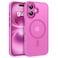 BENTOBEN Compatible with iPhone 16 Plus Case for Magnetic iPhone 16 Plus Phone Case Compatible with Magsafe Slim Translucent Matte Shockproof Bumper Drop Protection Girl Women Boy Cover New Pink