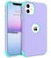 BENTOBEN for iPhone 11 Phone Case Heavy Duty 2 in 1 Full Body Rugged Shockproof Protection Hybrid Hard PC Bumper Drop Protective Girls Women Boy Men PurpleMint