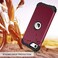 BENTOBEN for iPhone SE 2022 Case and iPhone SE 2020 Phone Case Heavy Duty 3 in 1 Full Body Rugged Shockproof Hybrid Hard PC Soft Rubber Bumper Protective Girls Women Boy Men Cover Wine RedBurgundy