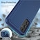 BNIUT for Samsung Galaxy A13 5G Case Dual Layer Protective Heavy Duty Cell Phone Cover Shockproof Rugged with Non Slip Textured Back Military Protection Bumper Tough 65inch Blue Navy