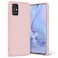 Boaixiaen for Galaxy A51 4G Case Liquid Silicone Slim Soft TPU Fit Full Body Protection Shockproof Phone Cover for Galaxy A51 4G 65 Pink