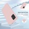 Boaixiaen for Galaxy A51 4G Case Liquid Silicone Slim Soft TPU Fit Full Body Protection Shockproof Phone Cover for Galaxy A51 4G 65 Pink