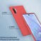 Boaixiaen for Galaxy Note 10 Plus Case Liquid Silicone Slim Soft TPU Fit Full Body Protection Shockproof Phone Cover for Galaxy Note 10 Plus 68 2019 Hawthorn Red