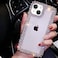 Bonitec Compatible with iPhone 15 Case for Women Girls 3D Glitter Sparkle Bling Case Luxury Shiny Cute Crystal Charms Rhinestone Diamond Bumper Clear Protective Cases Cover Clear