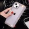 Bonitec Compatible with iPhone 15 Case for Women Girls 3D Glitter Sparkle Bling Case Luxury Shiny Cute Crystal Charms Rhinestone Diamond Bumper Clear Protective Cases Cover Clear