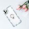 Bonitec iPhone 14 Pro Max Glitter Case for Women Cute Ring Stand Bling Crystal Diamond Bumper Cover