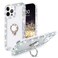 Bonitec iPhone 14 Pro Max Glitter Case for Women Cute Ring Stand Bling Crystal Diamond Bumper Cover